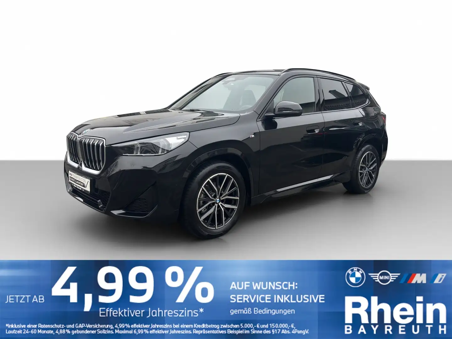 BMW X1 sDrive18i M Sport Navi AdapLED Hifi AHK Alarm Navi Schwarz - 1