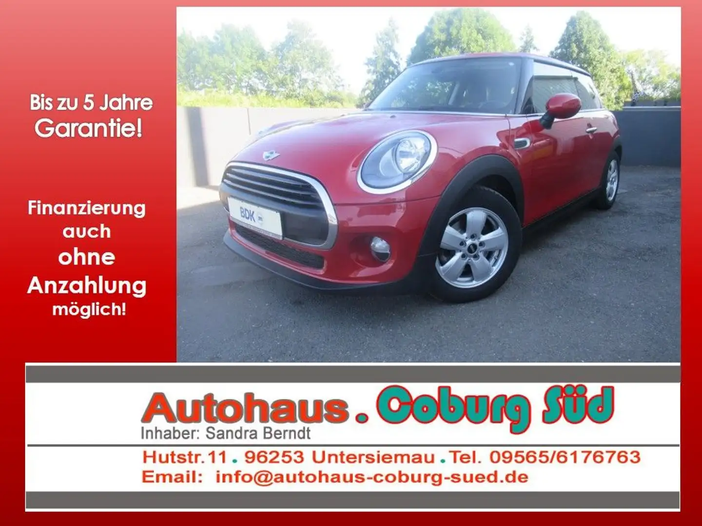 MINI One Mini 3-trg. One KLIMA ALU SHZG Rojo - 1