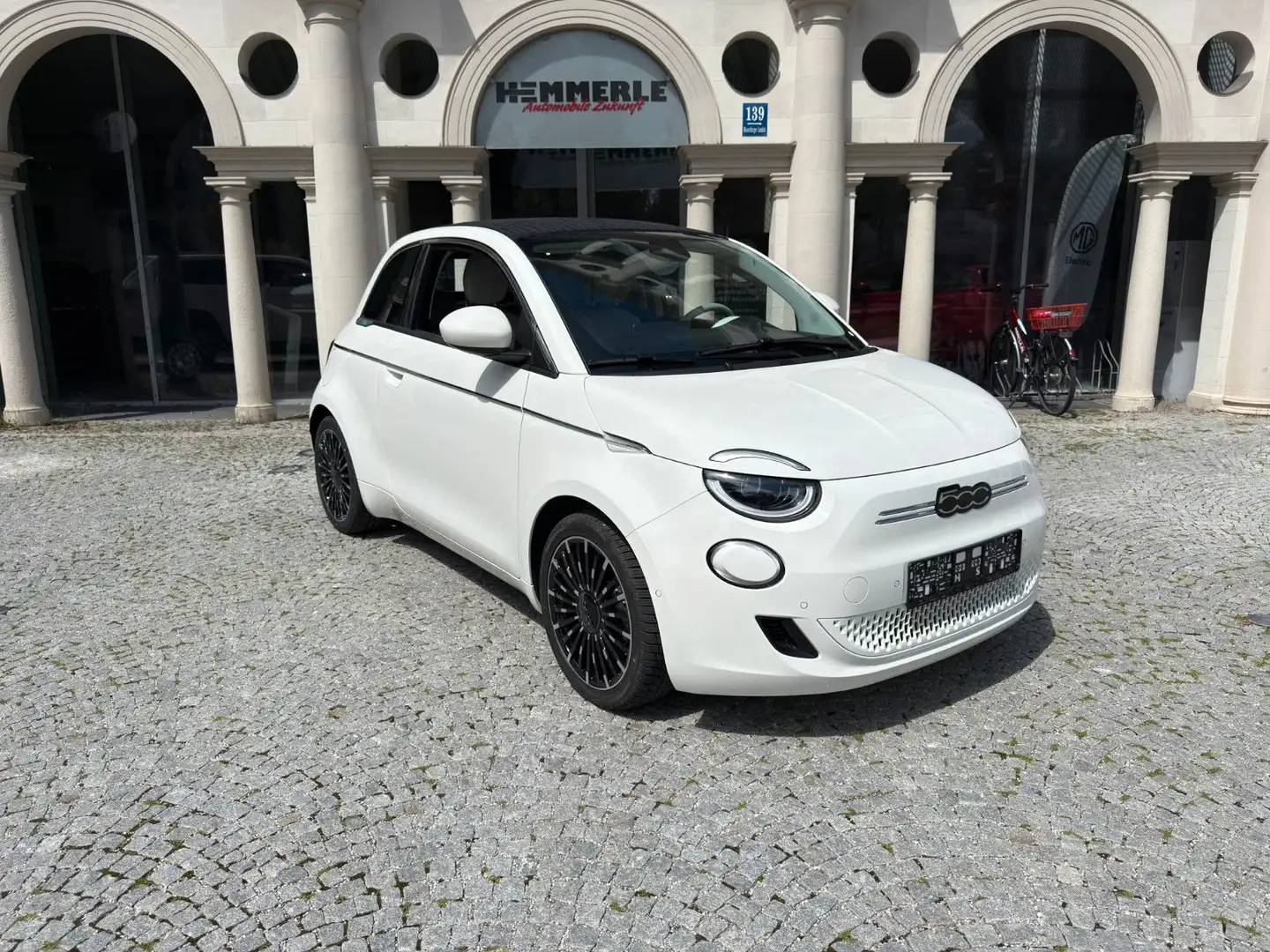 Fiat 500e La Prima Cabrio 42 kWh Blanc - 2