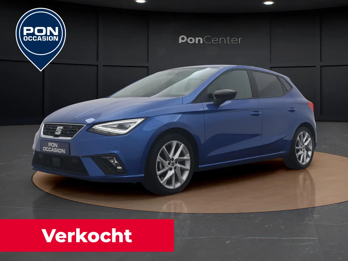 SEAT Ibiza 1.0 EcoTSI FR Business Intense | Navigatie | ACC | Blauw - 1