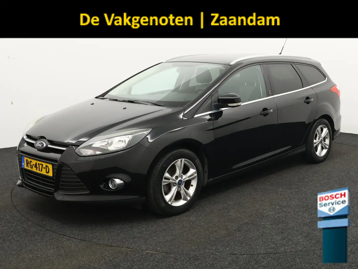 Ford Focus AUTOMAAT Wagon 1.6 TI-VCT Titanium Automaat, cruis Schwarz - 1