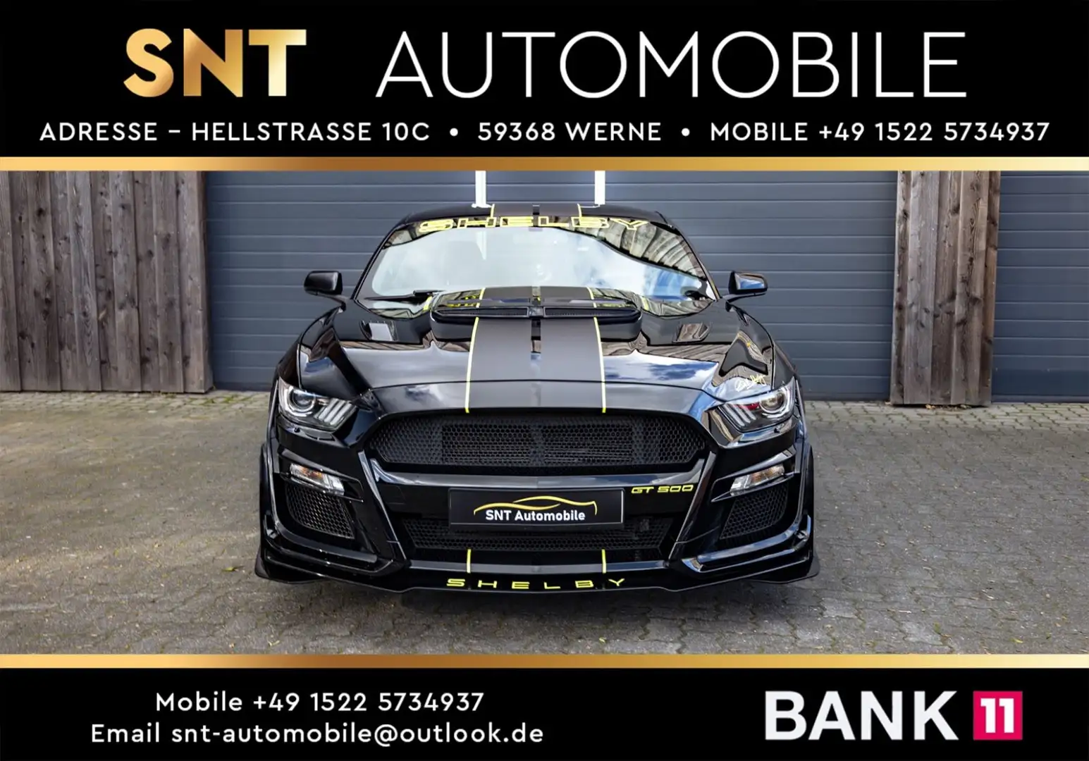 Ford Mustang 3.7 V6 SHELBY GT-Bremsanlage. (24) Schwarz - 2