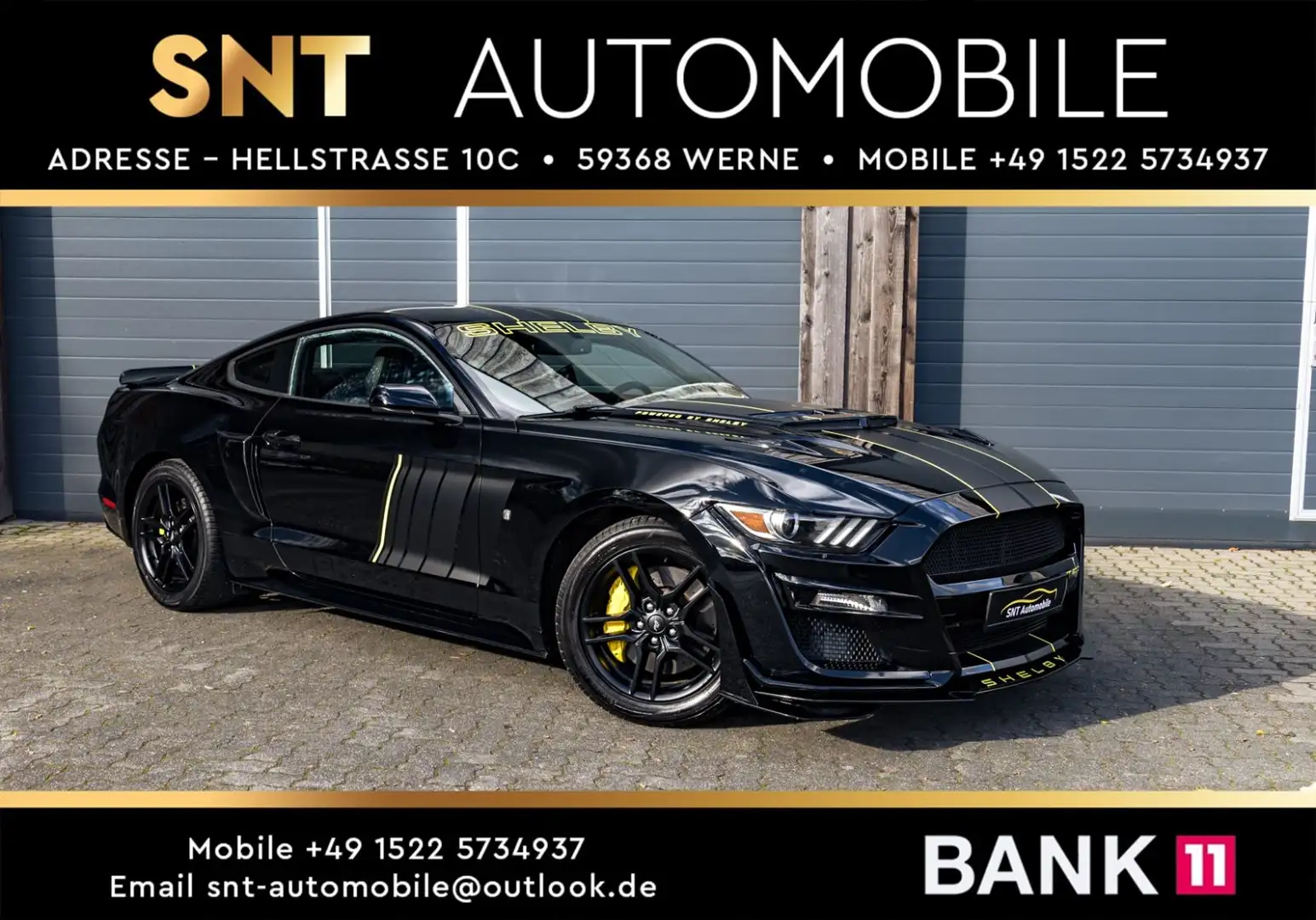 Ford Mustang 3.7 V6 SHELBY GT-Bremsanlage. (24) Schwarz - 1