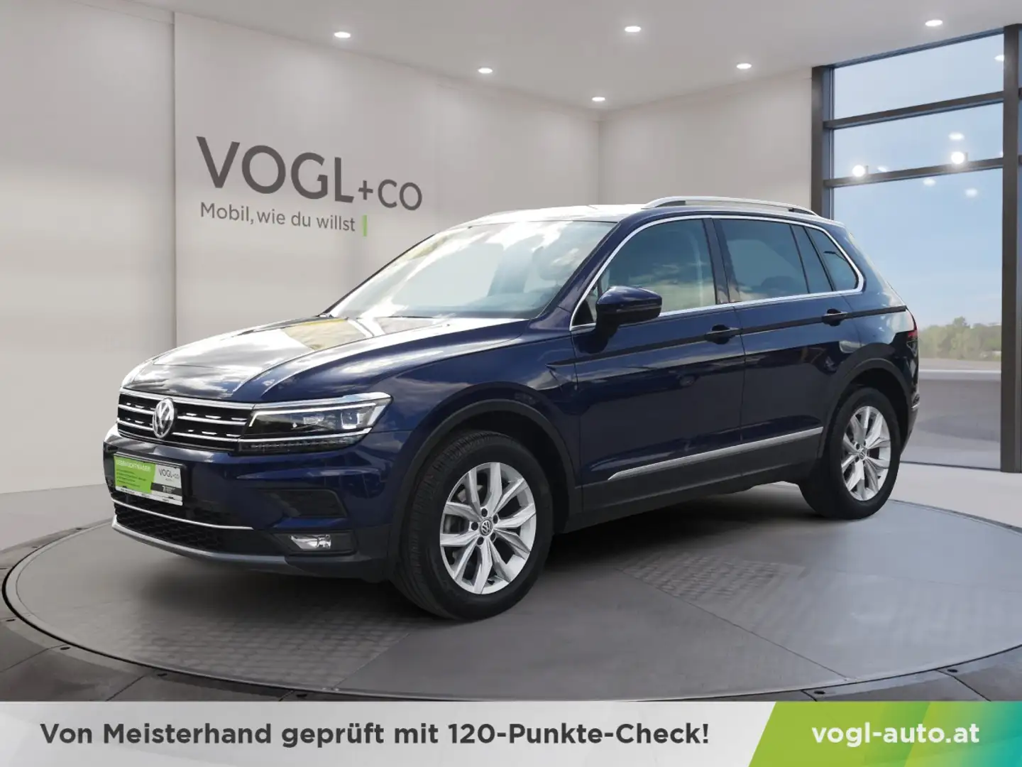 Volkswagen Tiguan 2.0 TDI SCR 4Motion Highline DSG Blau - 1
