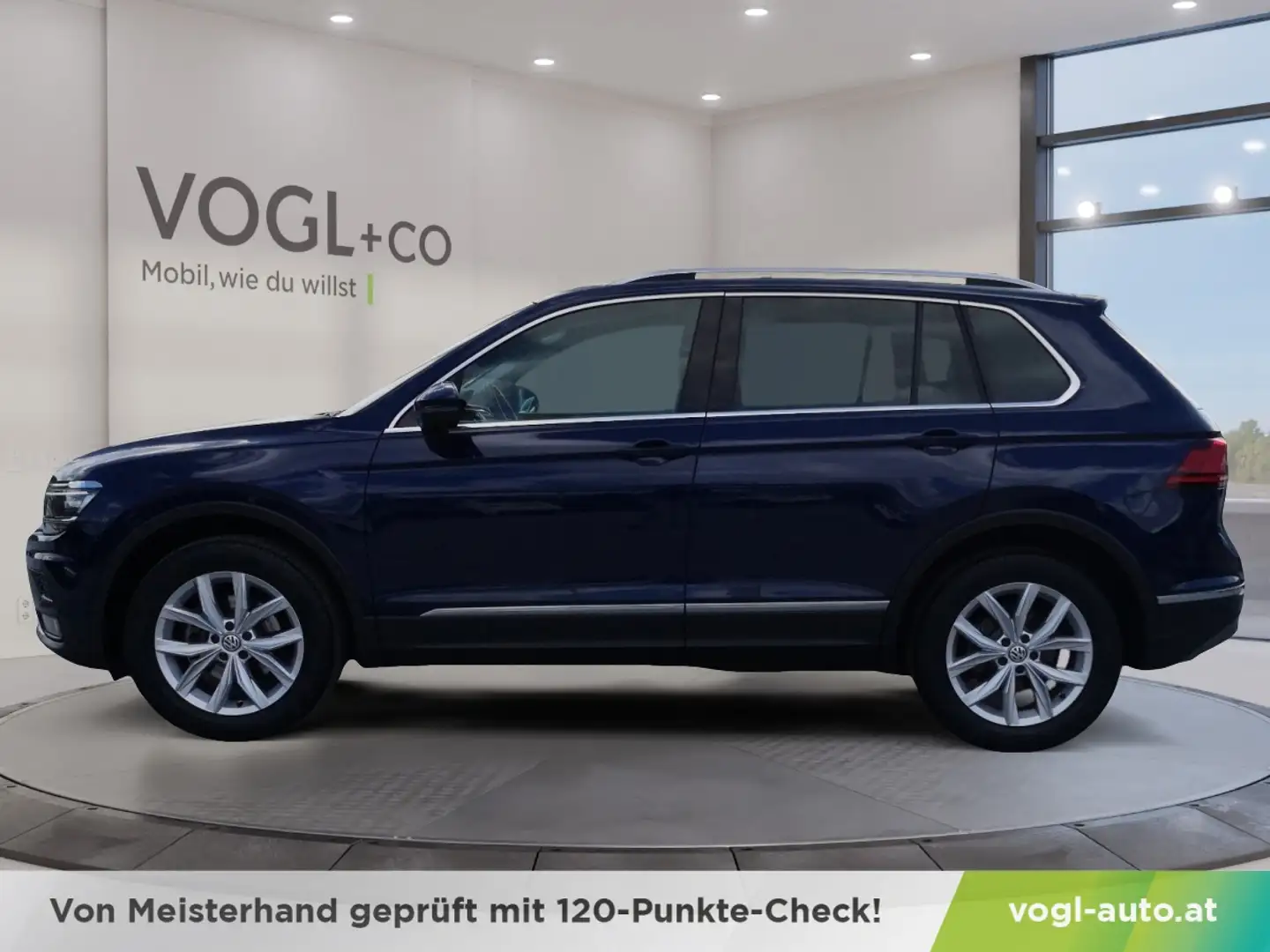 Volkswagen Tiguan 2.0 TDI SCR 4Motion Highline DSG Blau - 2