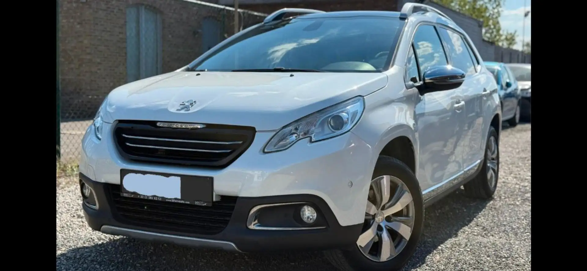 Peugeot 2008 Allure,Panoramadach,Klima,Alu,1-Hand Weiß - 1