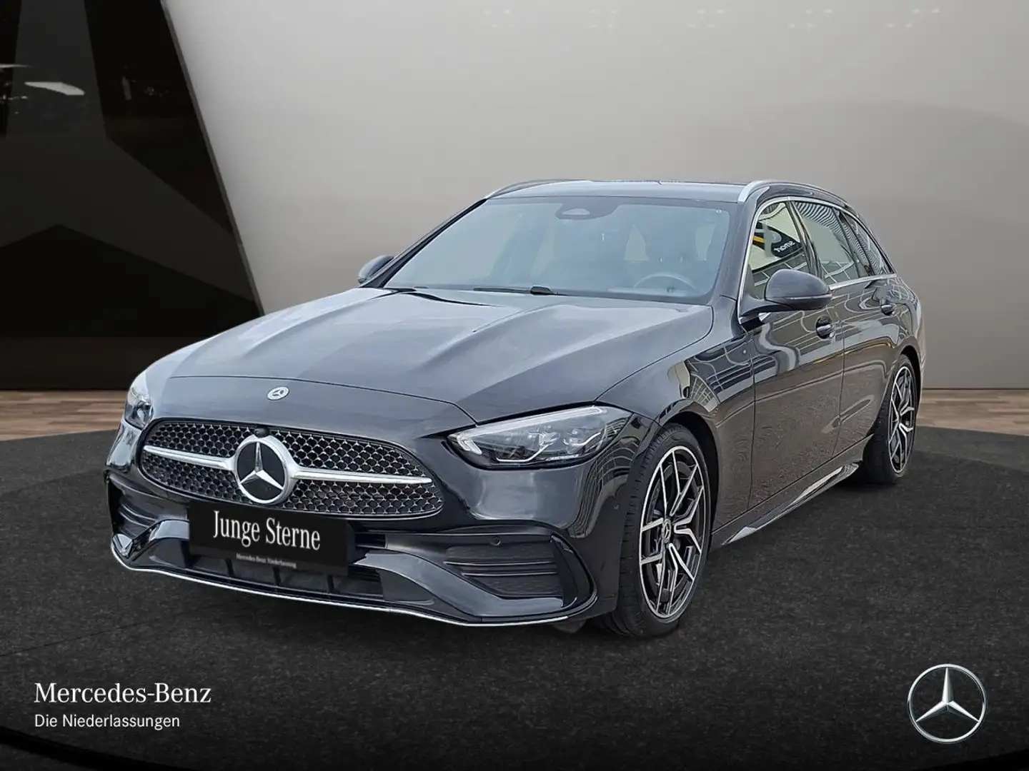 Mercedes-Benz C 180 T AMG+LED+KAMERA+TOTW+KEYLESS+9G Noir - 2