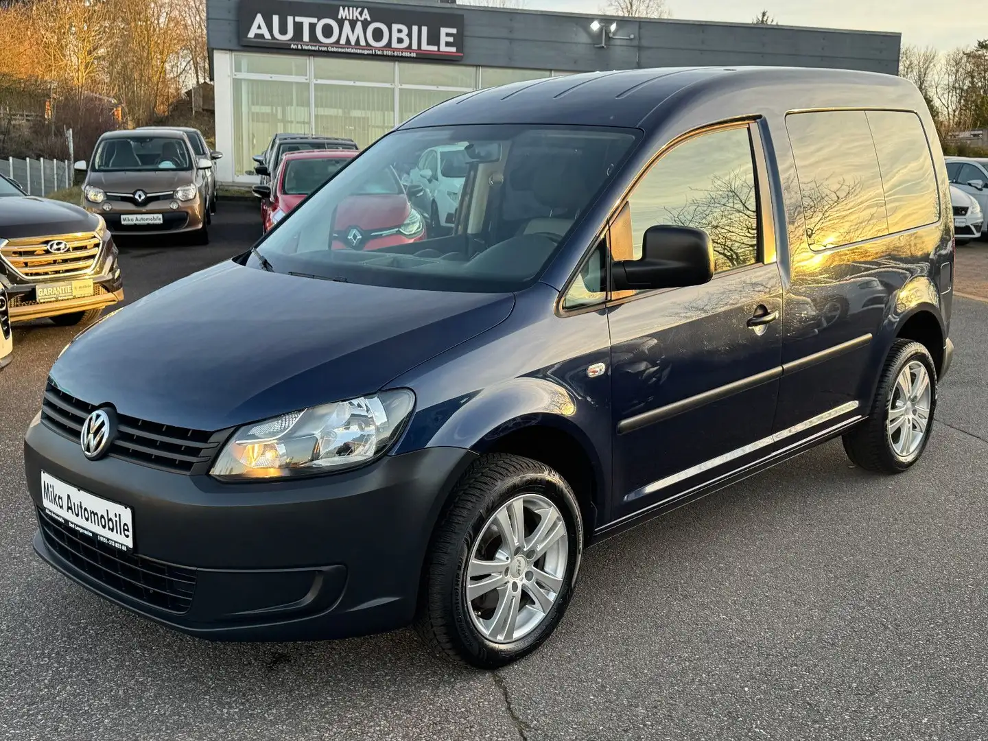 Volkswagen Caddy Kasten Automatik Kombi TÜV 05/2027 Blauw - 1