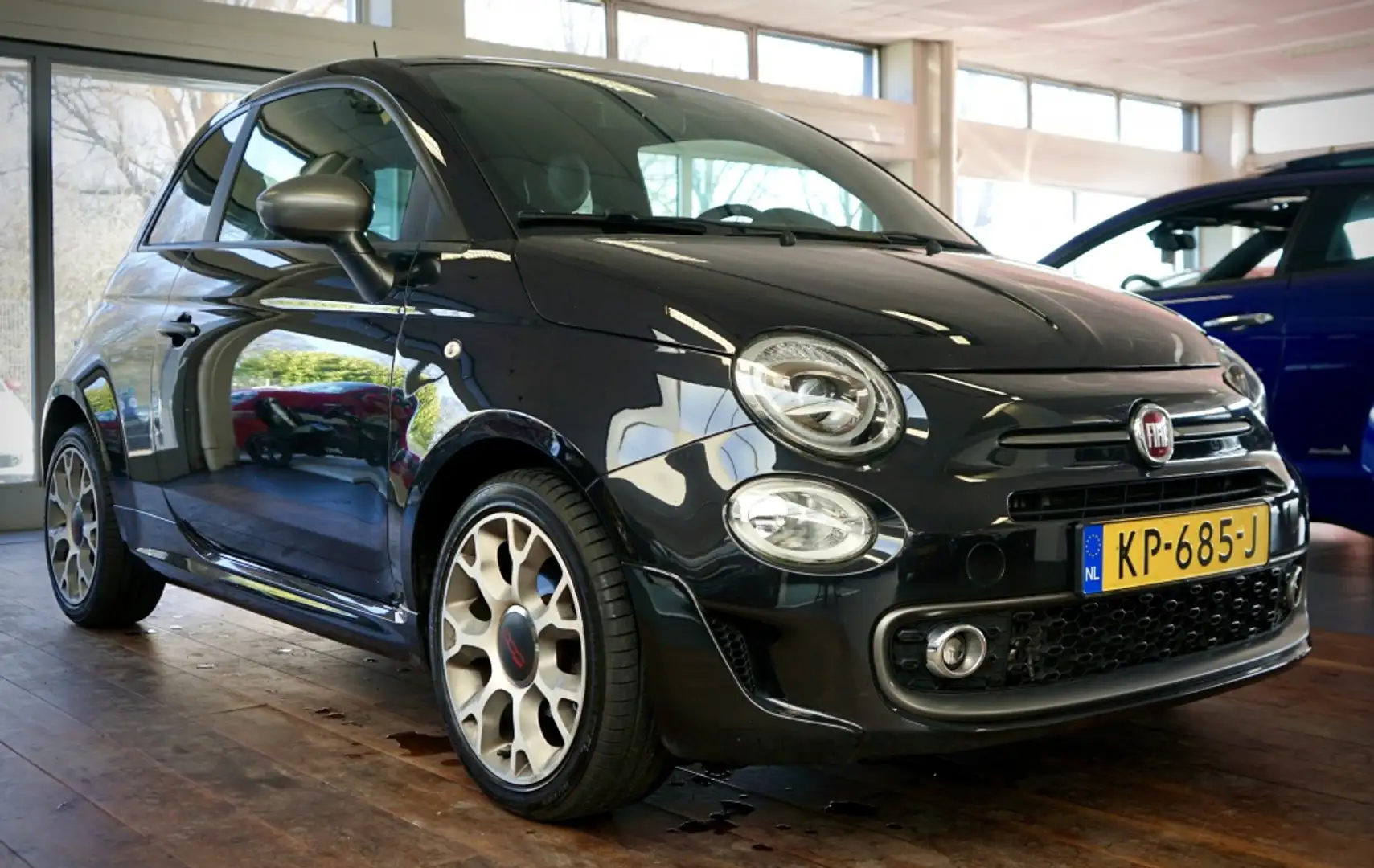 Fiat 500 0.9 TwinAir T Sp. Zwart - 1