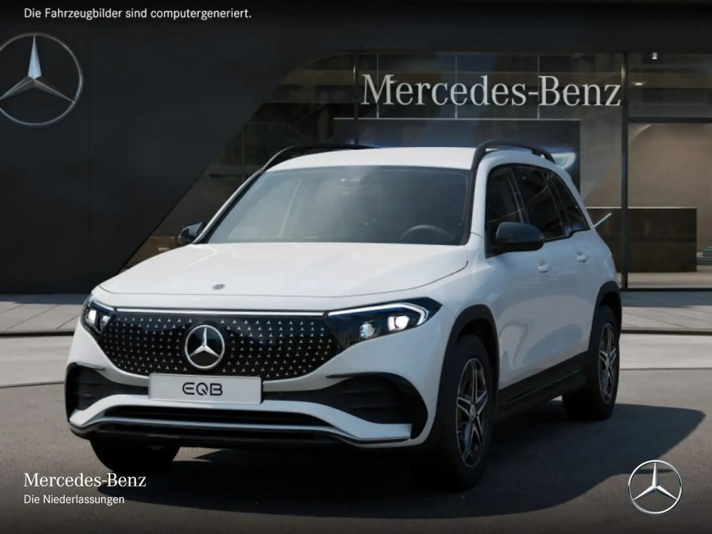 Mercedes-Benz EQB 250 AMG+NIGHT+ADVANCED+AHK+KAMERA+SPUR Blanc - 2
