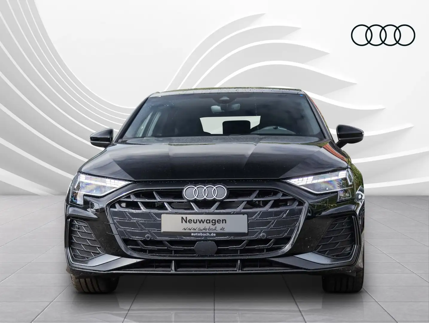 Audi A3 S line 35TFSI Stronic Navi LED virt Schwarz - 2