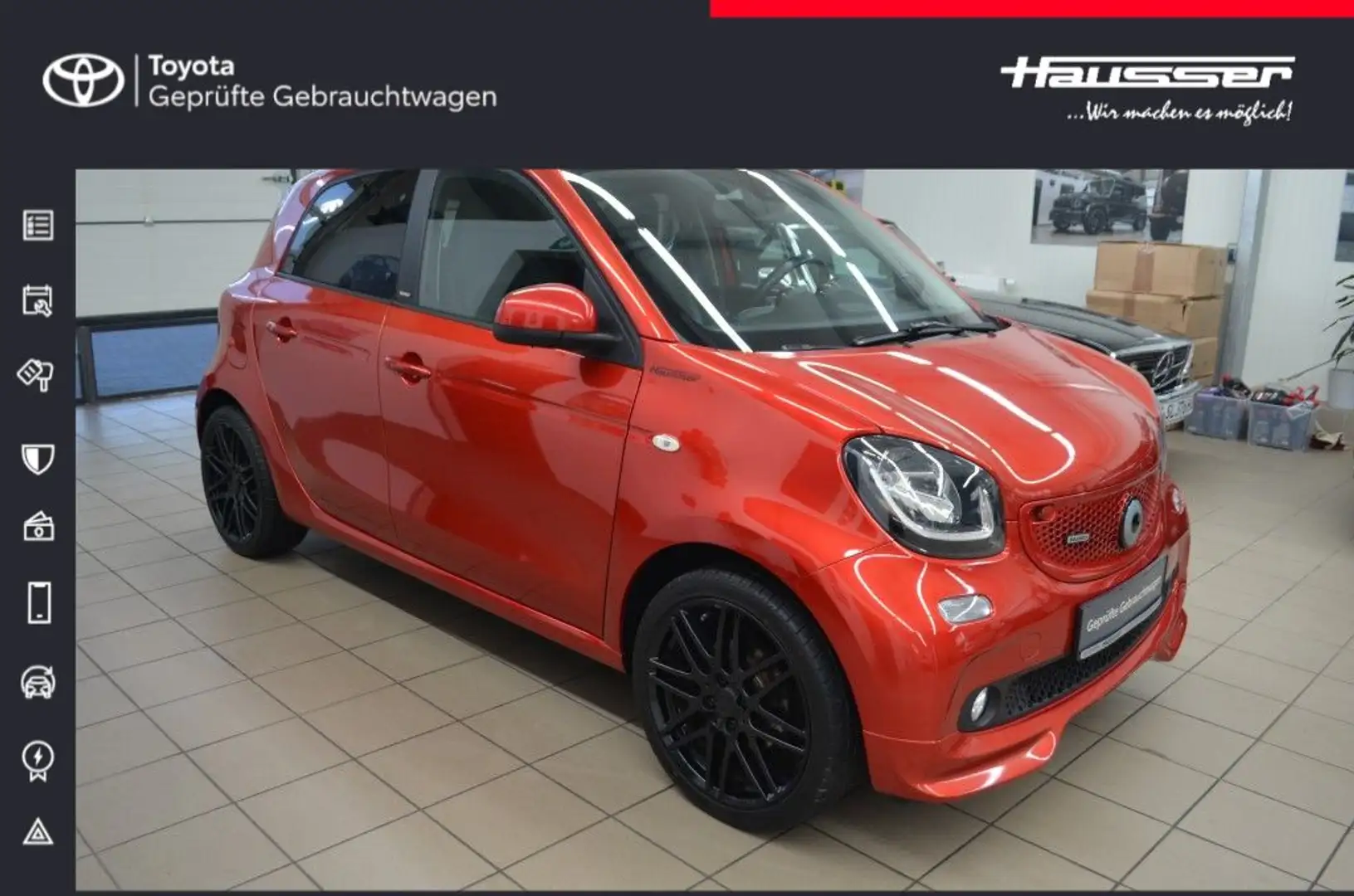 smart forFour Brabus twinamic*JBL*Einparksensoren Orange - 1