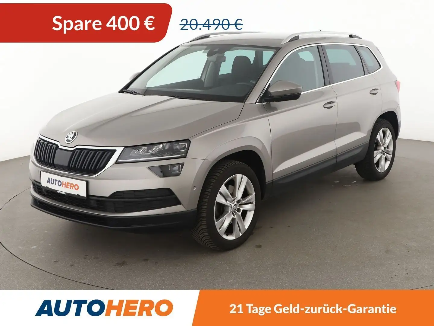 Skoda Karoq 1.5 TSI ACT Style Aut.*NAVI*LED*ACC*PDC*SHZ* Grau - 1