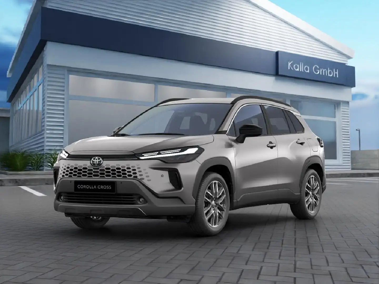 Toyota Corolla Cross Hybrid Team Deutschland *GARANTIE, NAVI, BI-LED Silber - 1