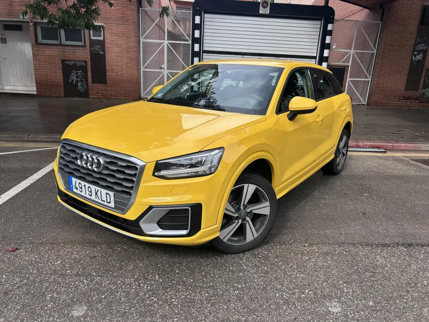 Audi Q2 2.0TDI Sport edition quattro S-T 110kW Jaune - 1
