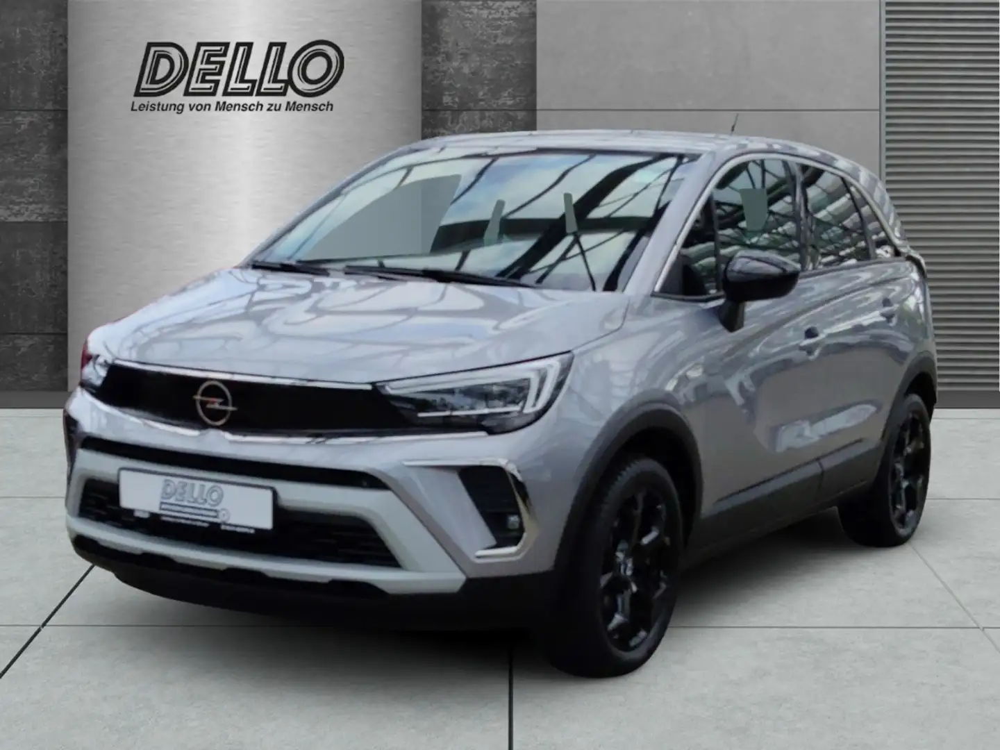 Opel Crossland Elegance Paket 1.2 Turbo EU6e LHZ SHZ PDC v. + h. Grau - 1