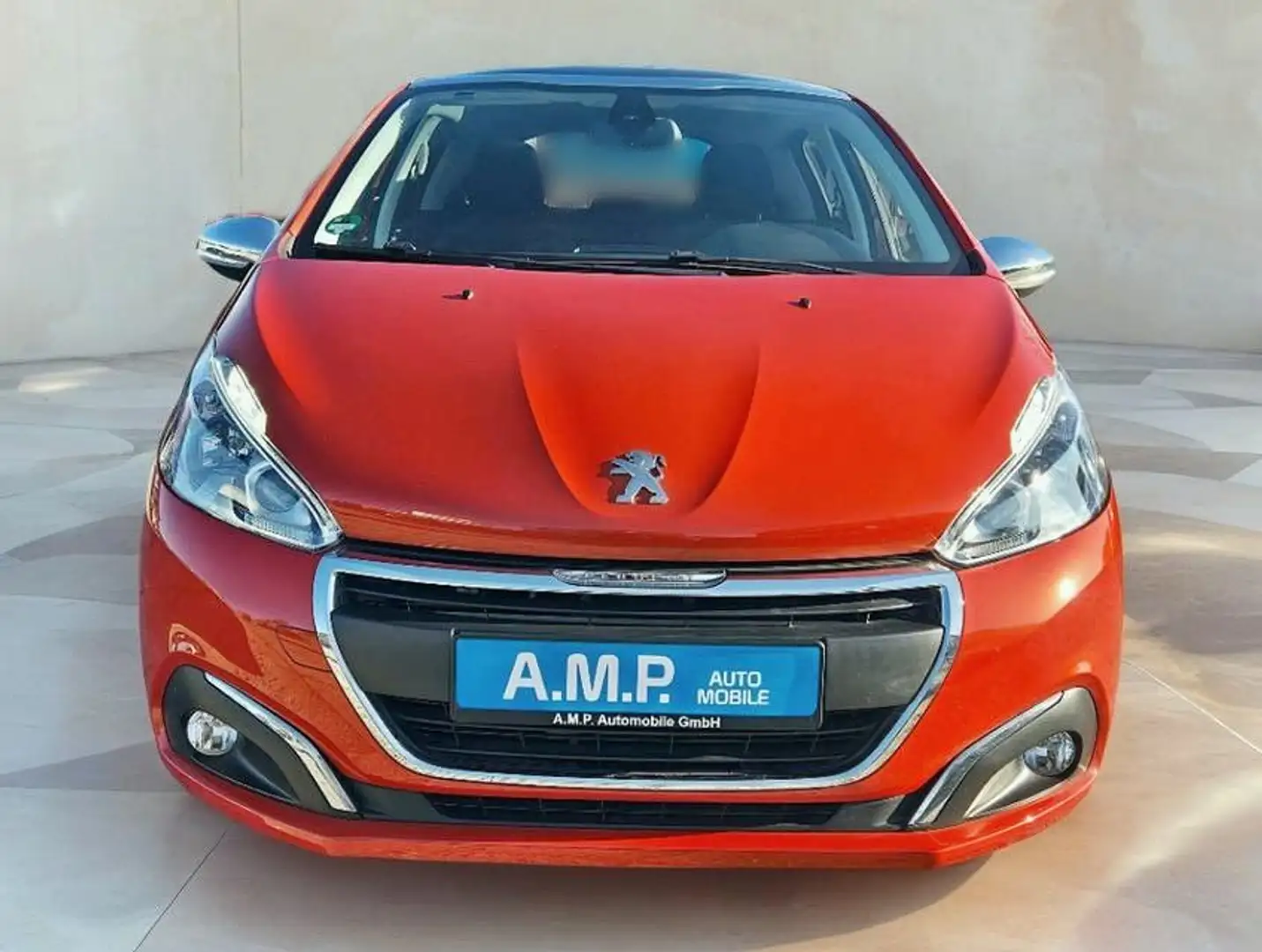 Peugeot 208 1.2, GARANTIE, 1.HAND, PANO, Sitzhzg, PDC, Orange - 2