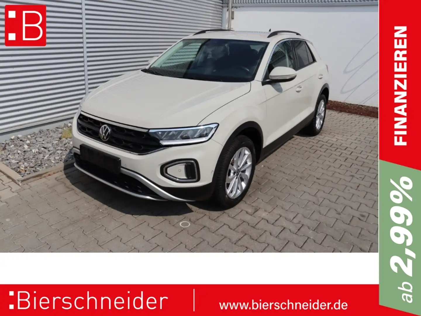 Volkswagen T-Roc 1.5 TSI DSG Life AHK LED NAVI Gris - 1