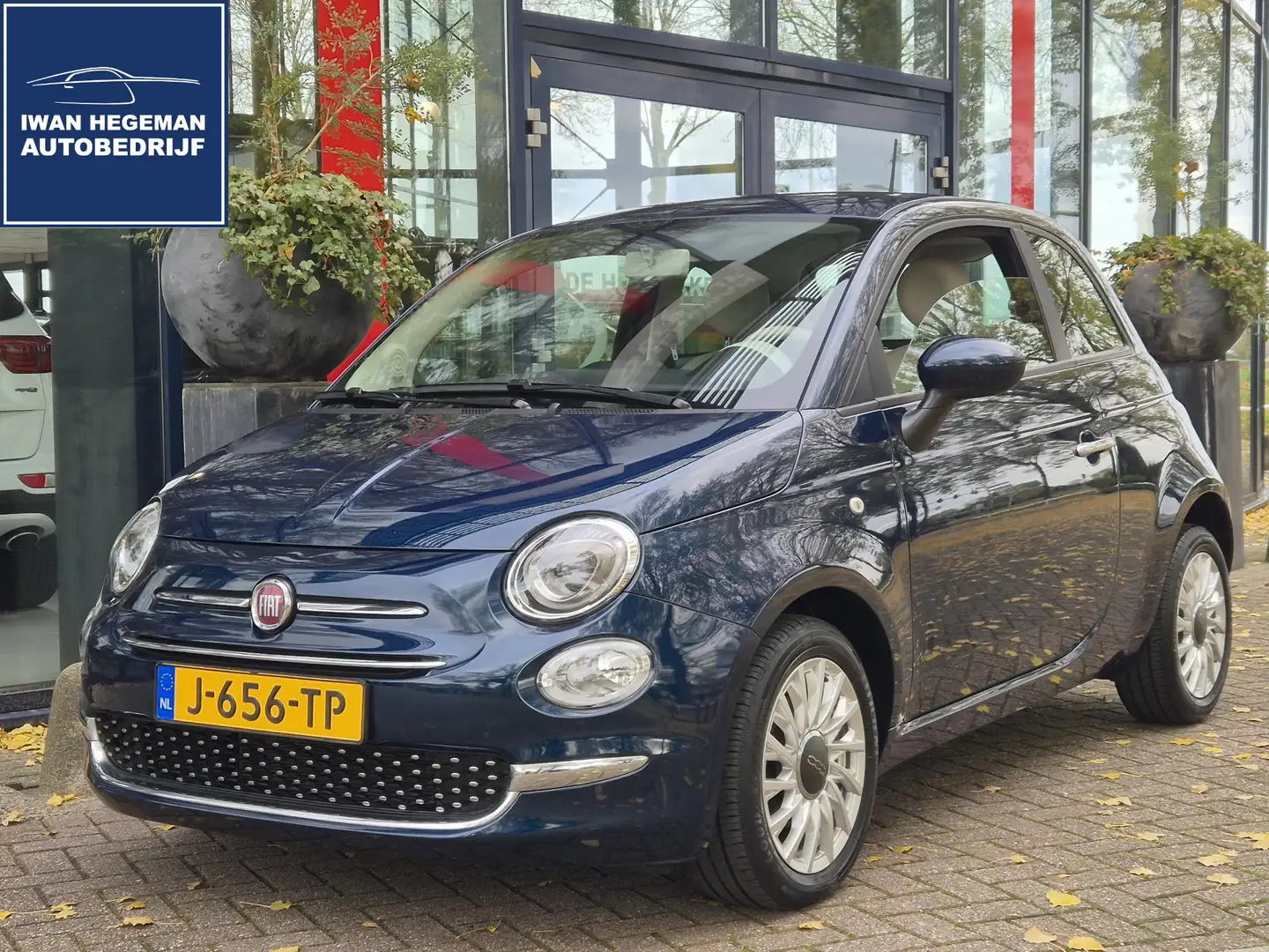 Fiat 500 1.0 Hybrid Lounge | Cruise Control | Licht metalen Bleu - 1
