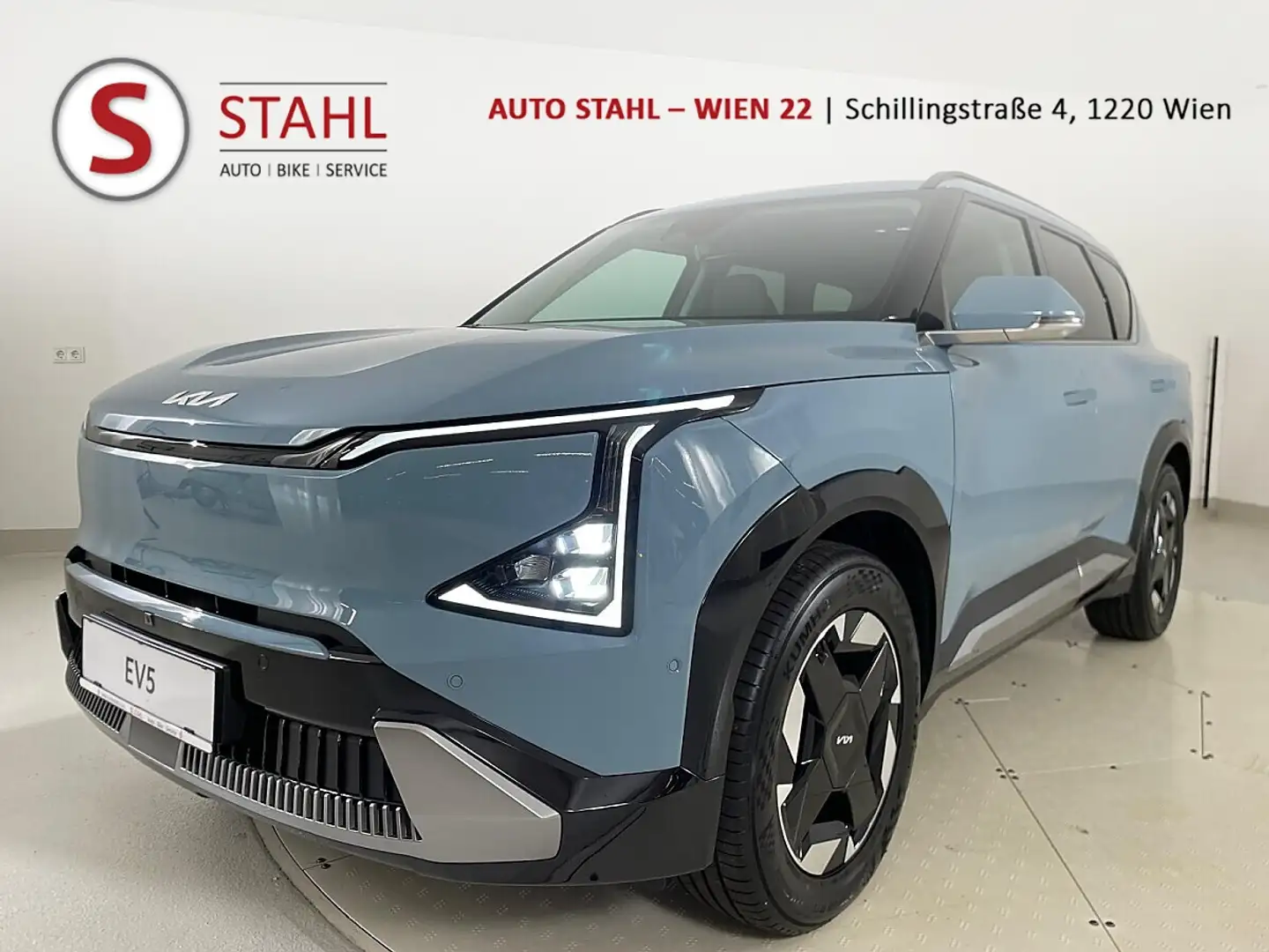 Kia EV5 FWD 81,4kWh Earth Plus Blau - 1