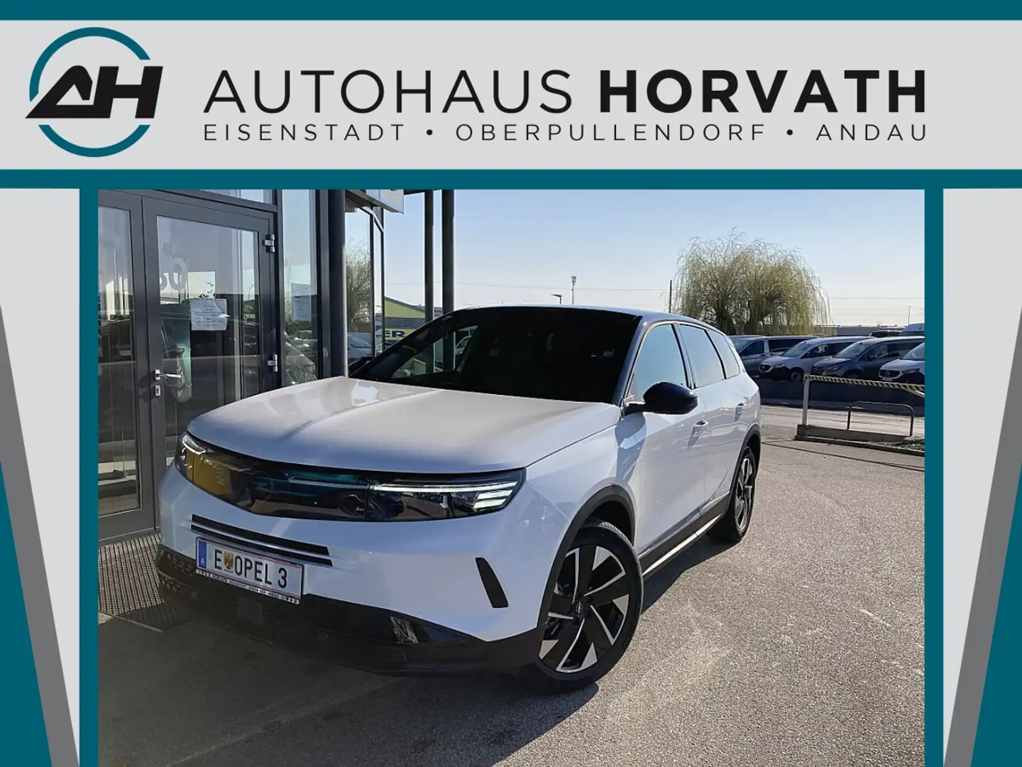 Opel Grandland 1.2 MHEV GS Aut. Weiß - 1