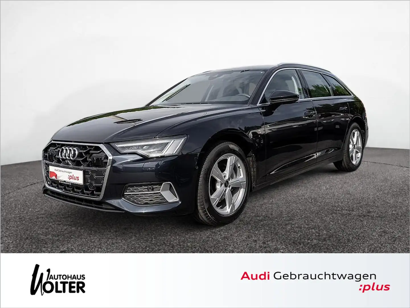 Audi A6 Avant 40 TDI quattro advanced AHK MATRIX L Blau - 1