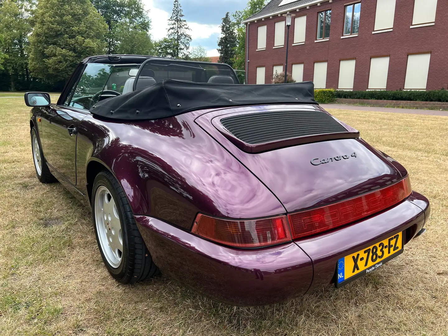 Porsche 911 Porsche 964 3.6 Carrera 4 cabriolet Paars - 2