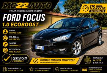 Focus IV 2015 5p 1.0 ecoboost Plus s UNICO PROPRIETARIO EURO 6