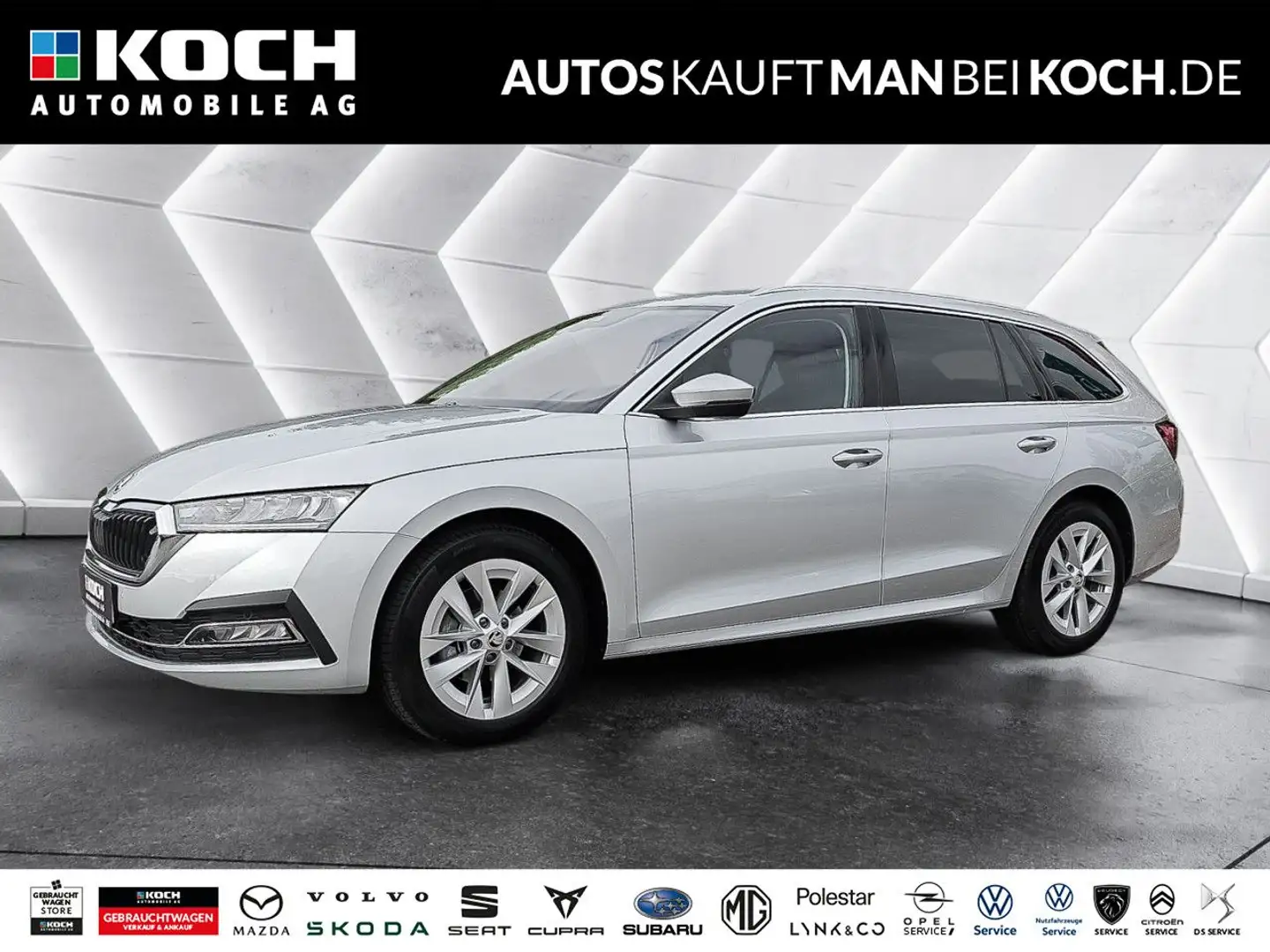 Skoda Octavia Combi 1.5 TSI e-TEC DSG Style AHK SPWA LED Silber - 1