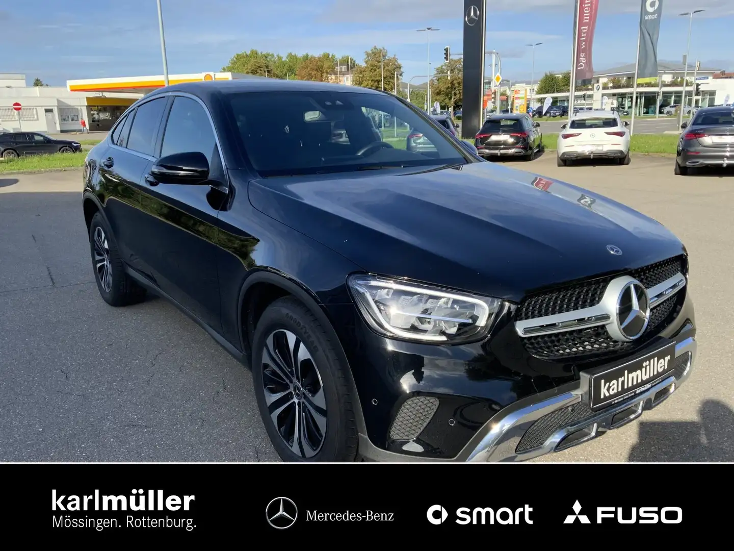 Mercedes-Benz GLC 220 GLC 220 d 4M Coupé +RfK+AHK+Navi+Distronic+LED Noir - 1