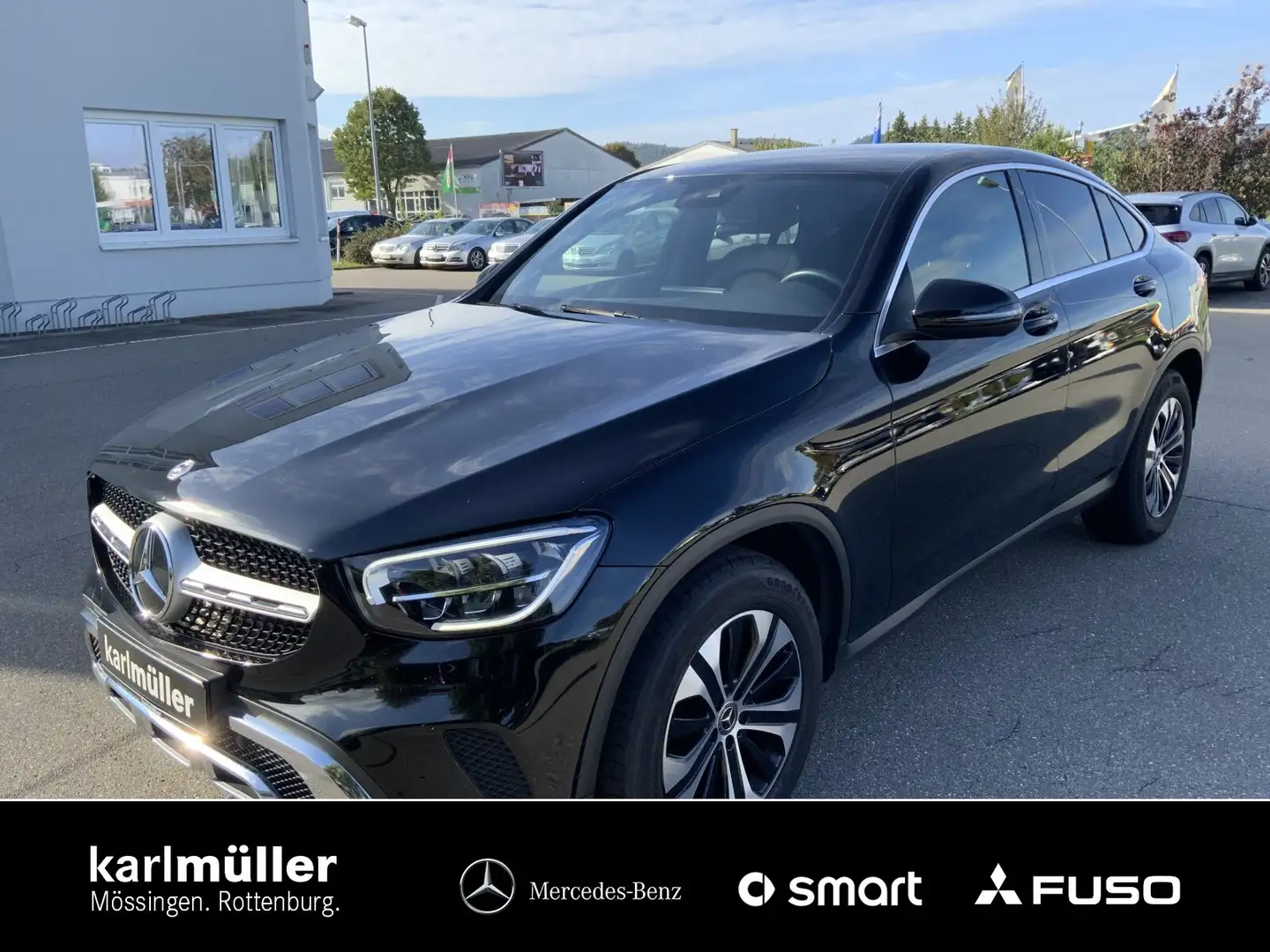 Mercedes-Benz GLC 220 GLC 220 d 4M Coupé +RfK+AHK+Navi+Distronic+LED Noir - 2