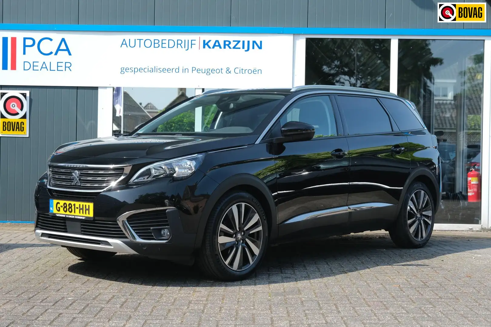 Peugeot 5008 1.2 PureTech Blue Lease Premium Zwart - 1