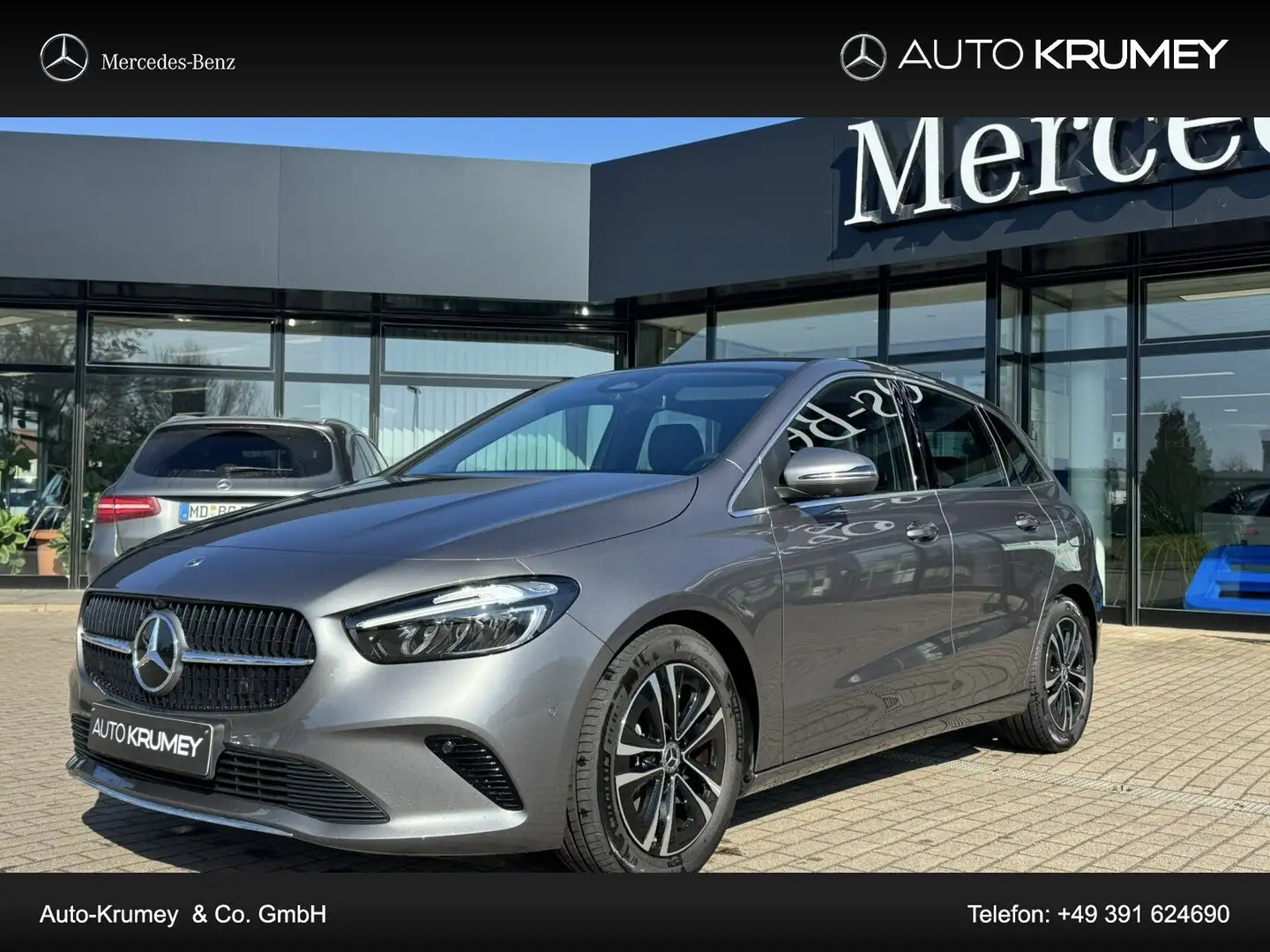 Mercedes-Benz B 200 d Progressive+360°+LED+TotwinkelNavi Šedá - 1
