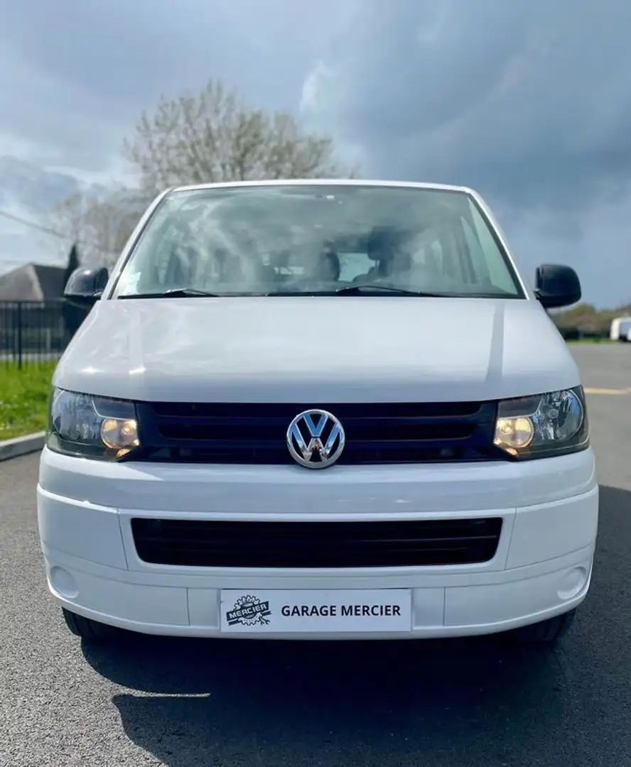 Volkswagen Transporter Transporter 2.0 TDI 102ch 9 PLACES Confortline Blanco - 2