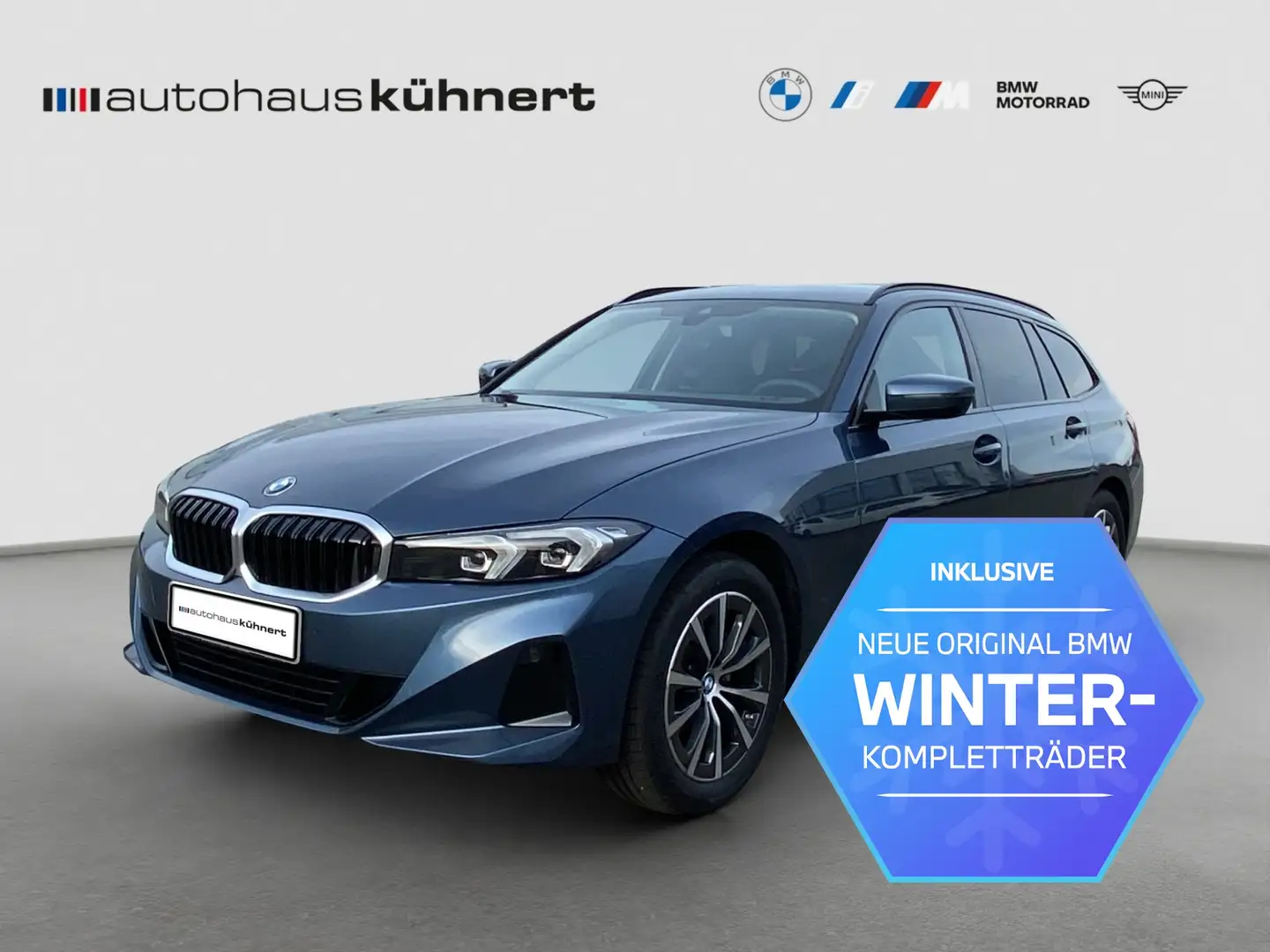 BMW 318 i Touring LED SpurAss HiFi Navi ParkAss RFK Bleu - 1