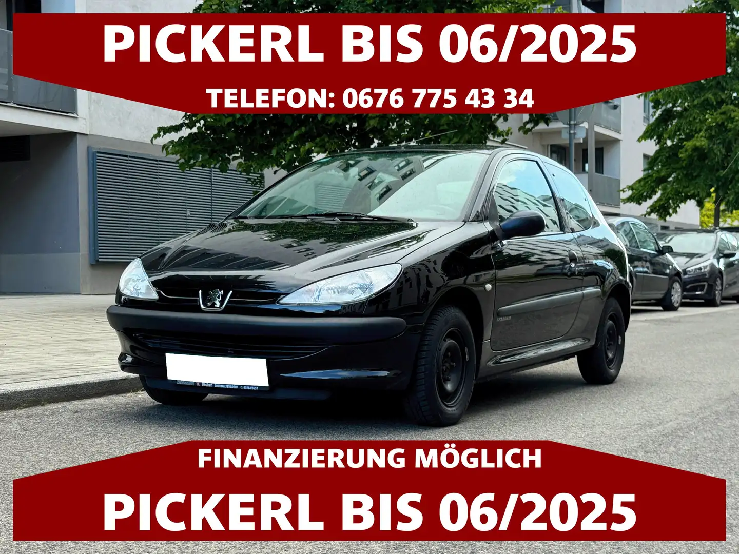 Peugeot 206 XR 1,1 | PICKERL BIS 06/2025 Noir - 1