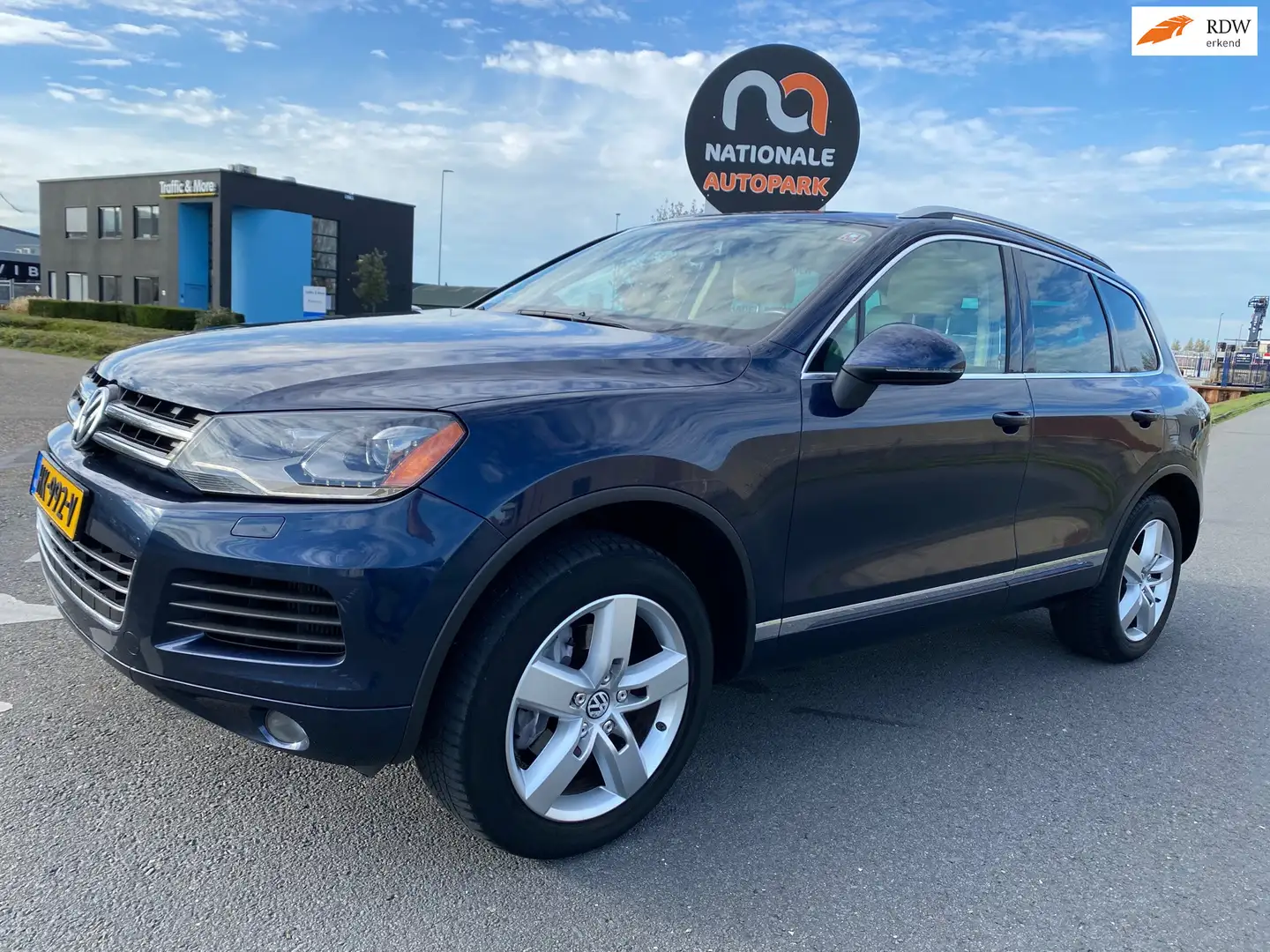 Volkswagen Touareg 2014 * 3.0 TDI R-line * AUTOMAAT * TURBO NOT 100!! Bleu - 1