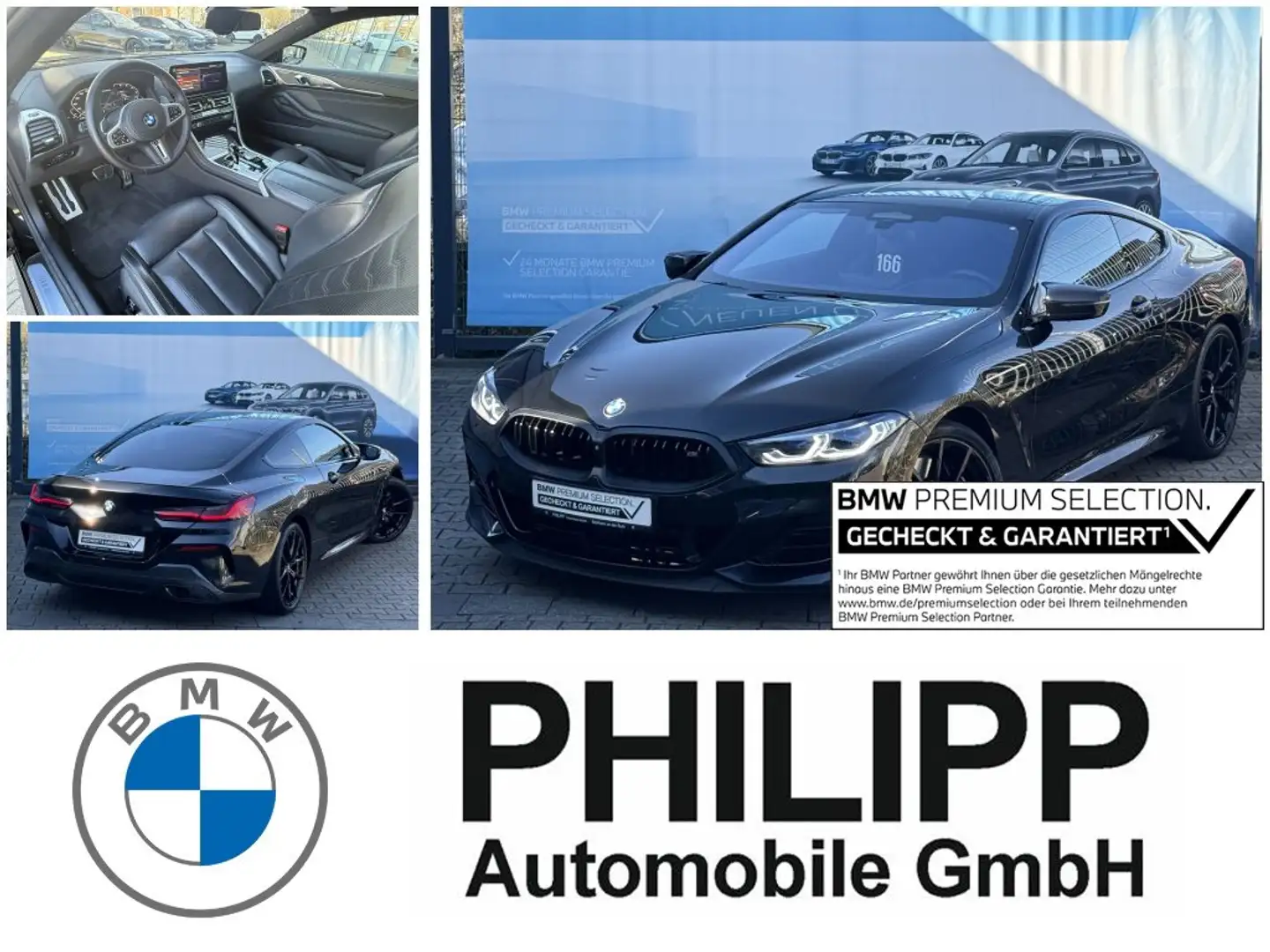 BMW M850 i xDrive Coupe M-Performance kein Mietwagen Zwart - 1