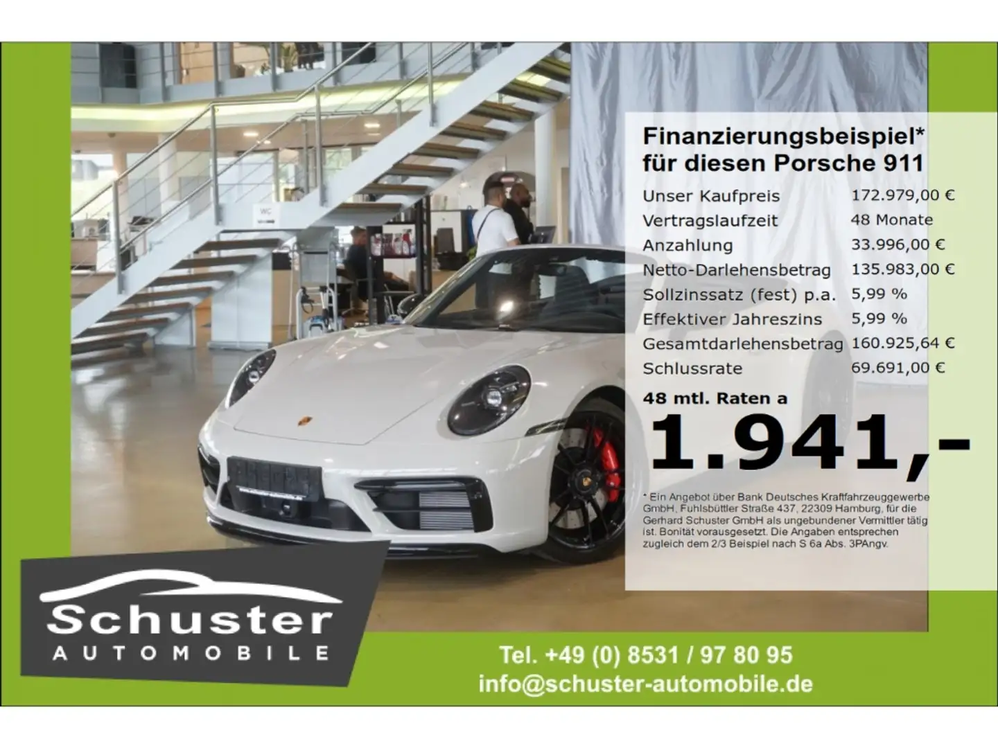 Porsche 911 Carrera 4 GTS Cabrio*Ad.Sportsi+ Leder Lift Gris - 1