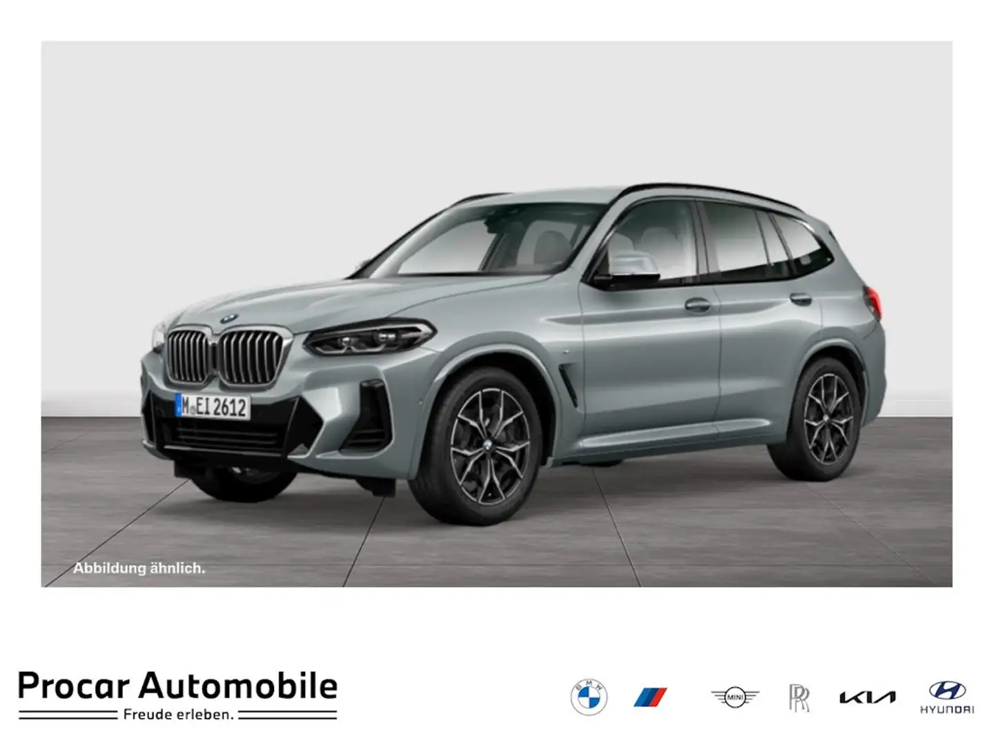 BMW X3 xDrive20d M Sport AHK RFK NAVI LED PDC V+H Gris - 1