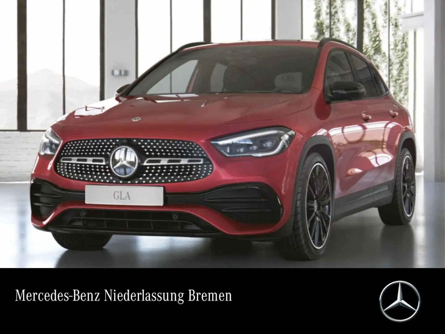 Mercedes-Benz GLA 250 4M AMG+NIGHT+360°+MULTIBEAM+BURMESTER+8G Rot - 1