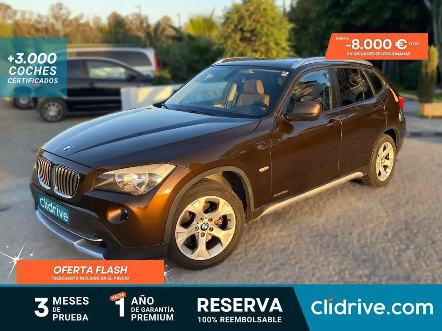 BMW X1 sDrive 18d Brun - 1