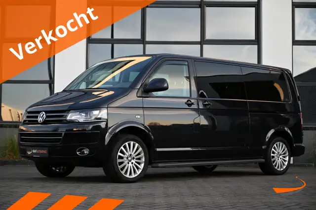 Volkswagen T5 Transporter L2H1 DC 180 PK DSG 2x schuifdeur CarPlay leder