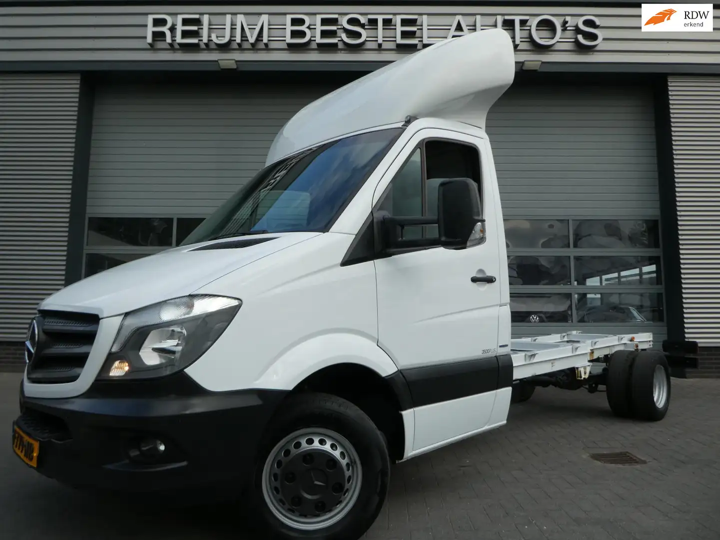 Mercedes-Benz Sprinter 516cdi L3, Euro-6, Automaat, Chassis, Airco. Chass Blanco - 1