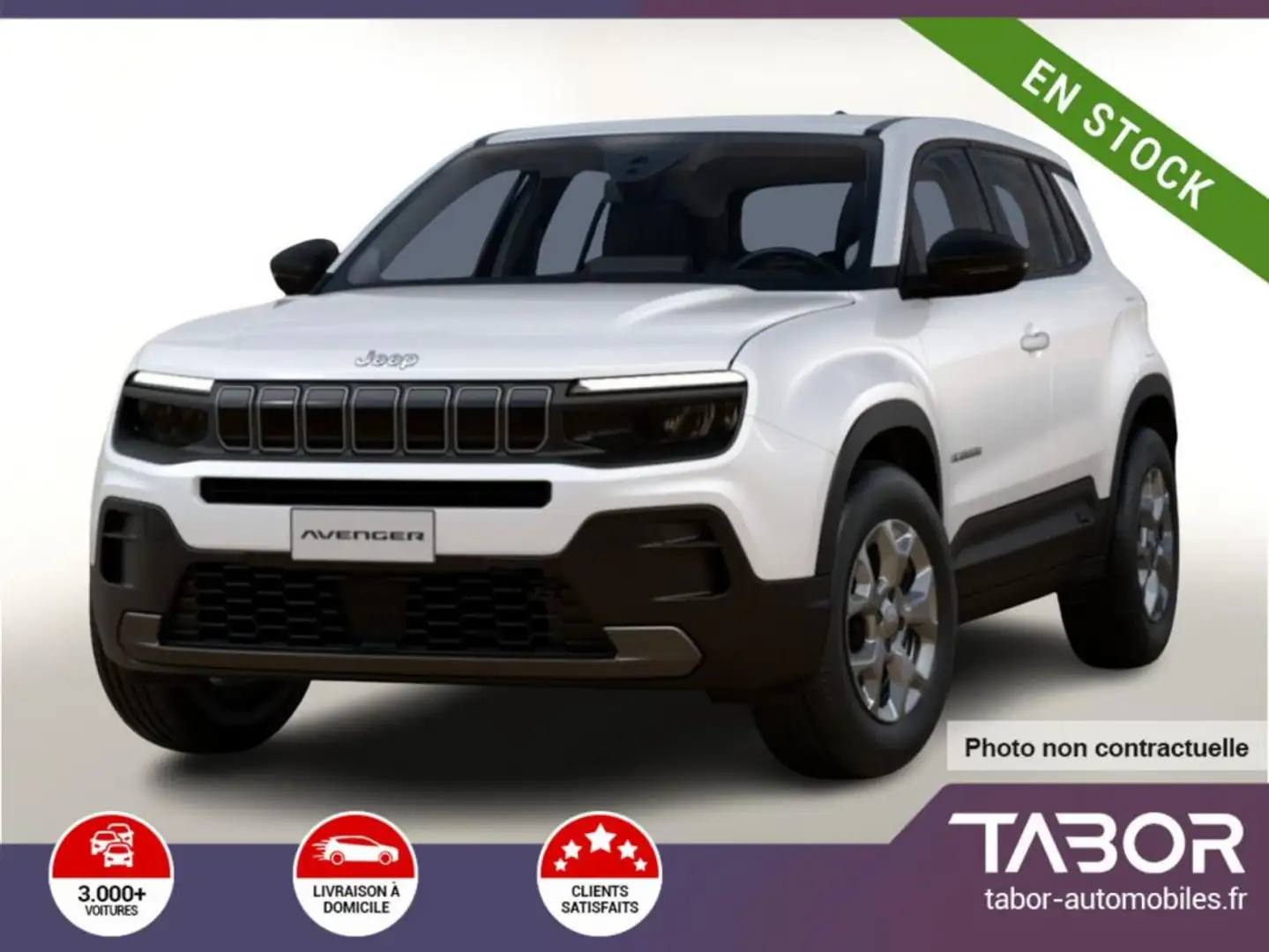 Jeep Avenger 1.2 MHEV 100 DTC Longitude GPS Blanc - 1