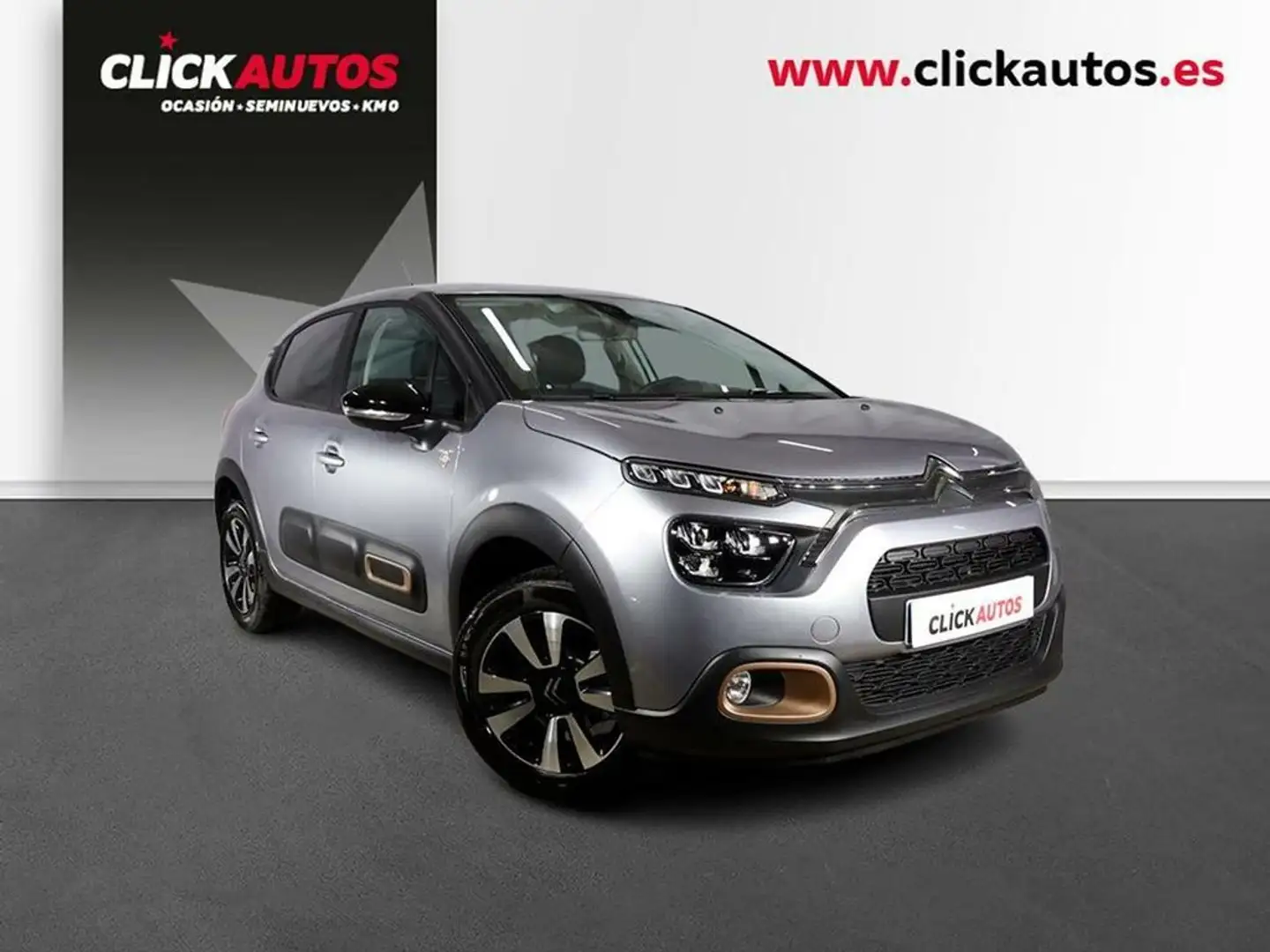 Citroen C3 1.2 Puretech 83CV C-Series Grijs - 2