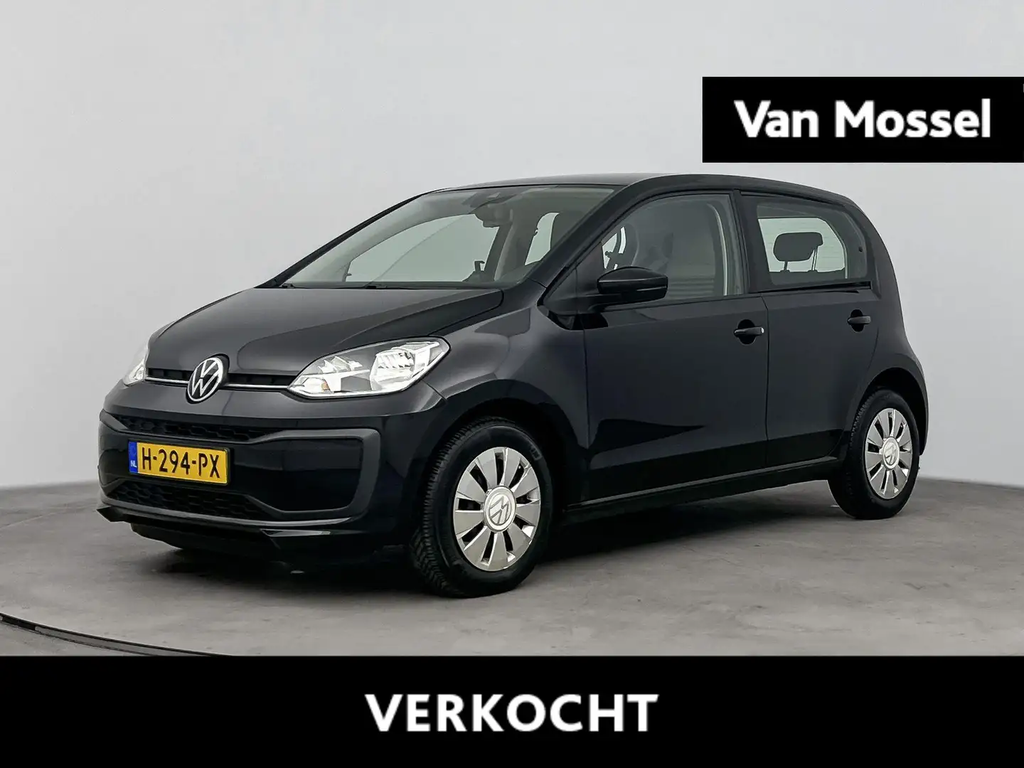 Volkswagen up! 1.0 Airco | Navigatie | Zwart - 1