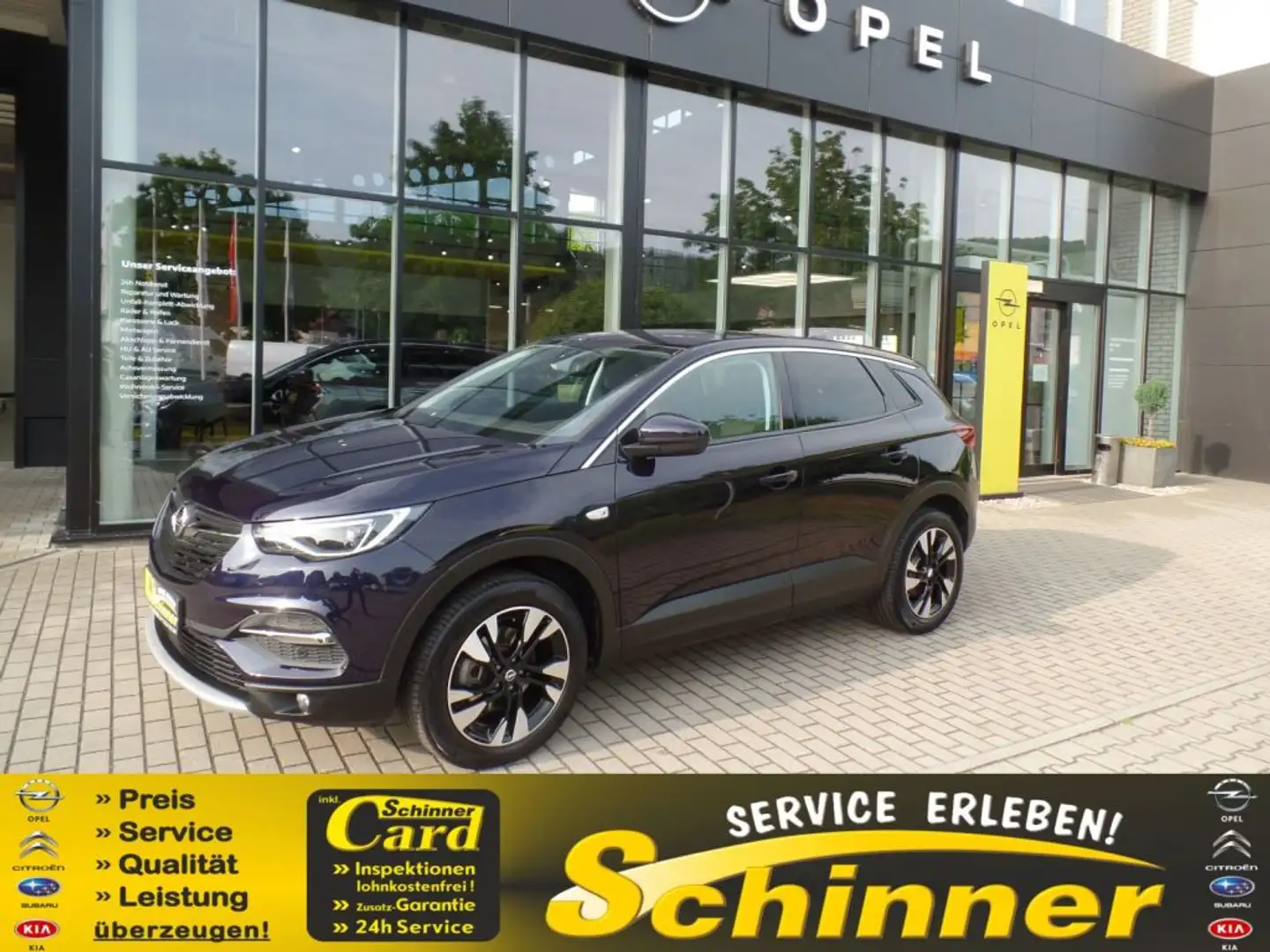 Opel Grandland X 1.2 Start/Stop Automatik Design Line Mauve - 1