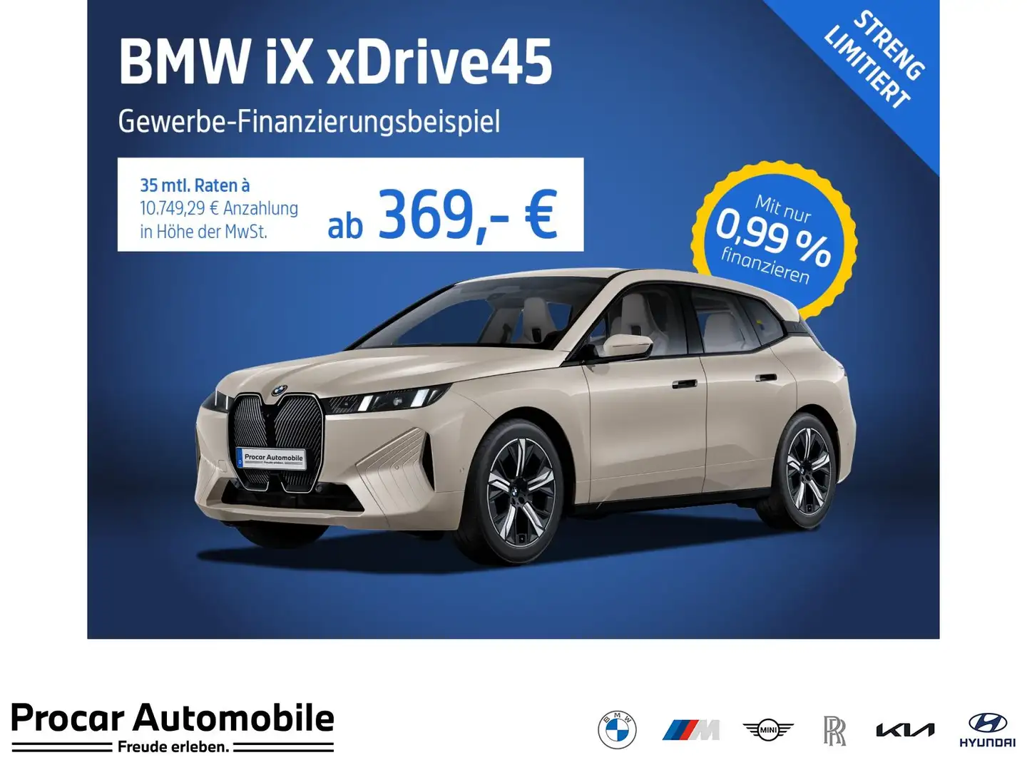 BMW iX xDrive45 Blanco - 1