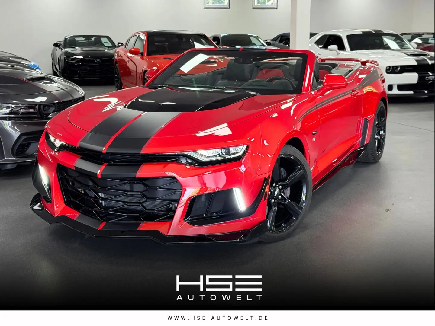 Chevrolet Camaro SS Cabrio *6,2l V8 SZH / HUD / AUT* Rot - 1